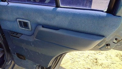 1995 Nissan Pathfinder Passenger Right Rear Inside Door Trim Panel Back Blue