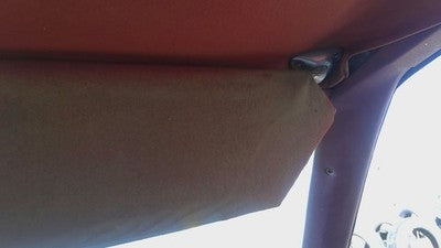 1978 Buick Regal Passenger Right Sun Visor Oem Red
