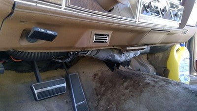 1985 Olds 88 Lower Dash Under Column Knee Bolster Trim Panel Oem Tan