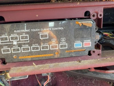 87-88 Buick Park Ave Temperature Control Module In Dash Heater Ac Head Unit Oem