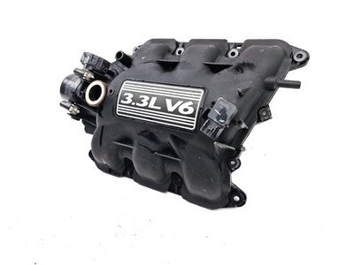 2008-2010 Dodge Grand Caravan Upper Intake Manifold Throttle Body Oem 3.3L
