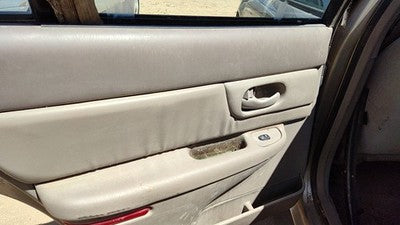 99-01 Century Driver Left Rear Door Trim Panel With Switches Back Taupe 52B