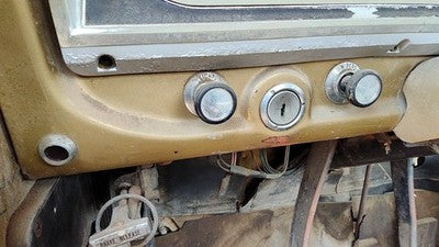 1969 Ford F100 Headlight Switch Control Knob Buttons Dash Oem