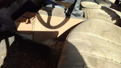 1985 Pontiac Sunbird Center Console Assembly Oem Floor Shift Mt Tan