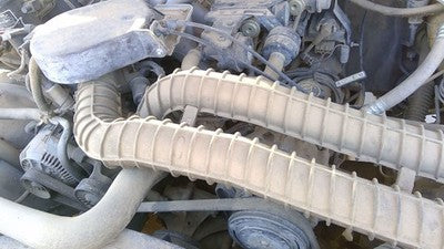 1993 Ford F250 Air Intake Tube Pair Set Resonator Pipe Elbow Rubber Hose 5.8L