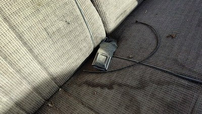 1989 F250 Pickup Passenger Right Front Seat Belt Buckle Receiver Oem Gray