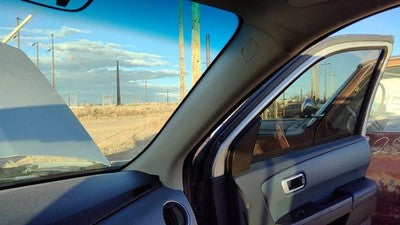 09 Honda Pilot Passenger Right A Pillar Trim Windshield Post Panel Gray/Blue Gr