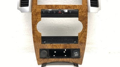 2008-10 Grand Cherokee Trim Bezel Around Radio Surround Dash Panel Oem Woodgrain