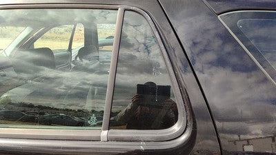 98-05 Mercedes Ml320 Driver Left Rear Vent Window Back Door Glass With Frame Oem
