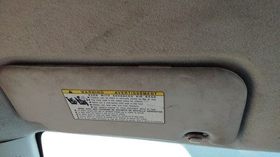 2009-2013 Toyota Corolla Driver Left Sun Visor Oem 7432002B10b0