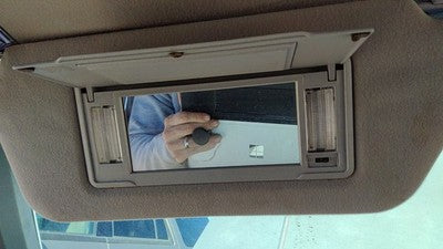 1985 Mercury Grand Marquis Driver Left Sun Visor Oem Gray