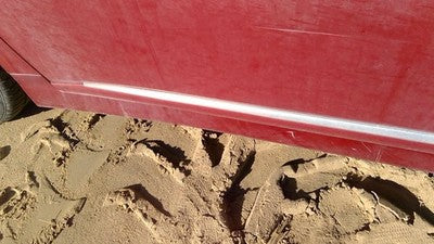 10-12 Lexus Hs250h Hybrid Driver Left Front Moulding From Door Oem Trim Red 3r1