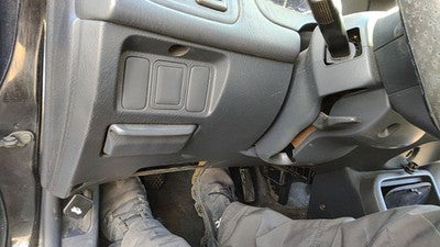 1996-1998 Honda Civic Lower Dash Under Column Knee Bolster Trim Panel Coupe Gray