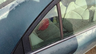 06-10 Hyundai Sonata Passenger Right Rear Vent Window Back Door Glass With Frame