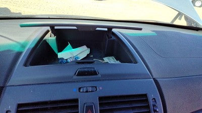 2004 Bmw X3 Top Dash Cubby Oem Gray 51453414558