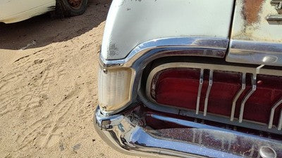 70 Mercury Cougar Xr7 Driver Left Rear Chrome Trim With Reverse Marker Light Oem