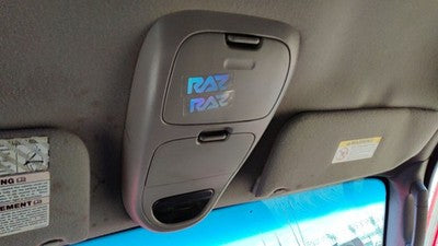 2003 Ford F150 Center Overhead Console Oem Dome Light Map Lamp Cubby Gray