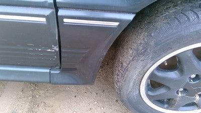 91 Mitsubishi Galant Vr-4 Passenger Right Moulding From Fender Trim Strip Green