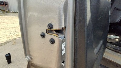 2001-2007 Sierra 2500 Hd Driver Left Rear Door Latch With Rods/Cables Oem Back