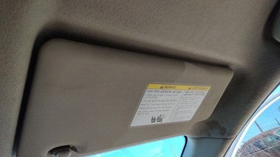 2008-2015 Nissan Rogue Passenger Right Sun Visor Oem Gray K 96400Jm02a