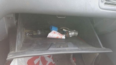 1996-2000 Honda Civic Glove Box Assembly Complete Door With Latch Oem Gray