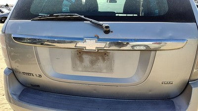 05-09 Equinox License Plate Trim Surround Panel Oem Tail Trunk Finish Silver 67U