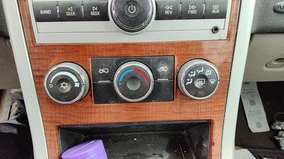 2007-2009 Chevy Equinox Temperature Control Module In Dash Heater Ac Head Unit