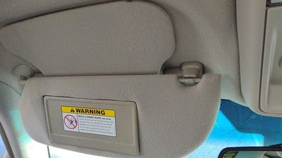 2003-2004 Lincoln Town Car Driver Left Sun Visor Oem Gray 3W1z5404105aab