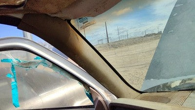 1994 Chevy Silverado 1500 Driver Left A Pillar Trim Windshield Post Panel Tan