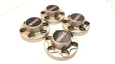 95-99 Gmc Sierra 1500 Set Of 4 Center Cap Wheel Center Hub Covers Chrome 46282