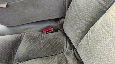 1997 Buick Century Driver Left Front Seat Belt Buckle Receiver Oem Taupe 52B