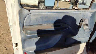 1996 Ford F350 Driver Left Front Inside Door Trim Panel Manual Windows Blue