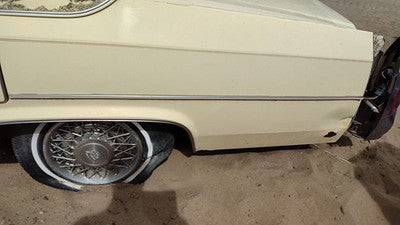 1980-1984 Cadillac Deville Driver Left Chrome Trim Rear Back Strip Oem
