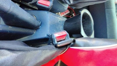1989 Honda Civic Driver Left Front Seat Belt Buckle Receiver Oem Blue Sedan