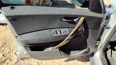2004 Bmw X3 Driver Left Front Door Trim Panel With Master Switch Gray