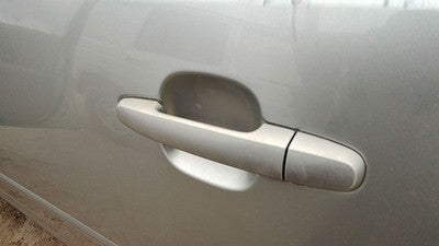 02-06 Camry Driver Left Rear Outside Door Handle Back 1C8 Lunar Mist Metallic