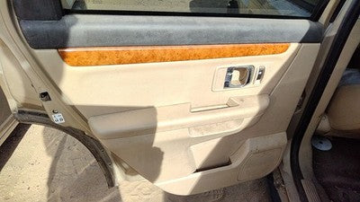 07-08 Grand Vitara Xl-7 Driver Left Rear Door Trim Panel With Switches Back Tan