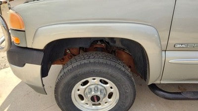 99-02 Sierra 2500 Hd Driver Left Front Wheel Flare Moulding Fender Pewter 11u