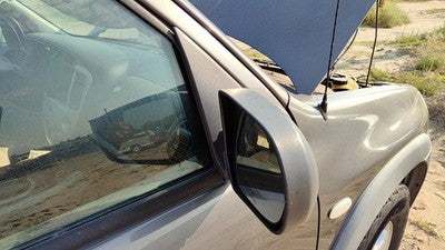 2001-2006 Mazda Tribute Passenger Right Side Mirror Door Mounted Oem Gray Cx