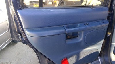 1995-1999 Ford Explorer Driver Left Rear Inside Door Trim Panel Only Back Blue