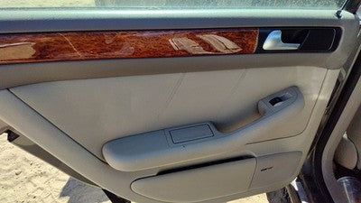 2002-2004 Audi A6 Driver Left Rear Door Trim Panel With Switches Back Tan
