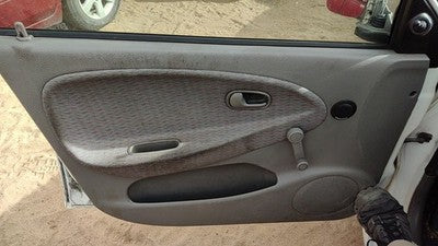 2001-2002 Kia Rio Driver Left Front Door Trim Panel Manual Windows Gray