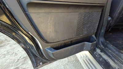 07-14 Expedition Driver Left Rear Door Trim Panel With Switches Back Black/Camel