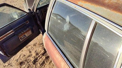1980-84 Deville Sedan Driver Left Rear Side Window Door Glass Oem Back 20104733