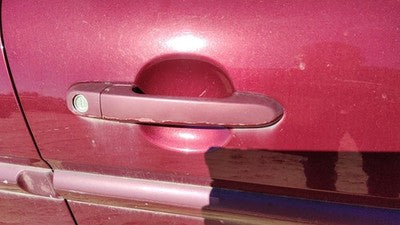06-11 Accent Passenger Right Front Outside Door Handle 5r Wine Red 4 Door
