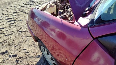 1994-1997 Ford Aspire Driver Left Front Fender Oem E5 Red Hail F4bz16005a