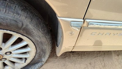 96-00 Town & Country Driver Left Moulding From Fender Oem Trim Strip Gold