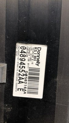 01-07 Dodge Caravan Passenger Right Rear Quarter Glass Back Side Window Motor