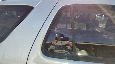 98-05 Mercedes Ml350 Passenger Right Rear Vent Window Back Door Glass With Frame