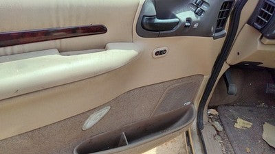 00 Town & Country Driver Left Front Door Trim Panel With Master Switch Tan